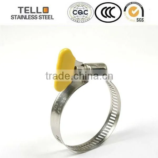316 stainless steel worm gear hose clamps