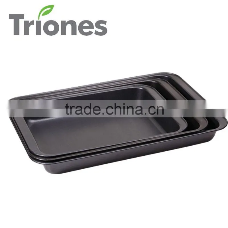 3pcs Rectangular new premium Baking Pan sets bakeware