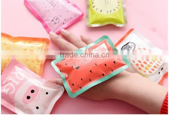 cute cartoon reusable PE mini ice packs / ice pack mini cold bag