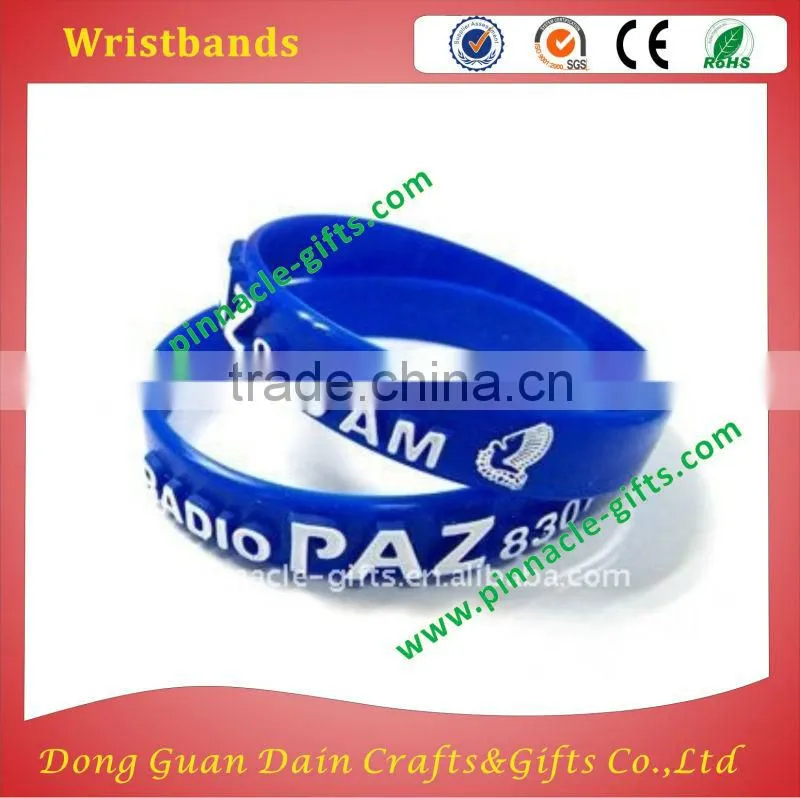eco-friendly imprinting customized silicone wristbands