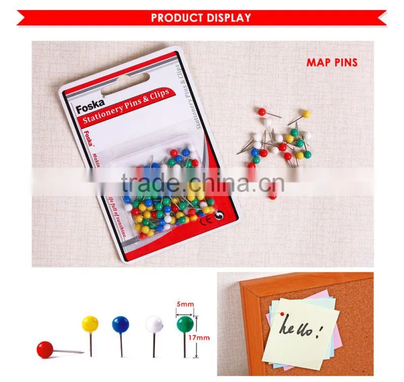 Promotion Color Map Pins with Good Quality