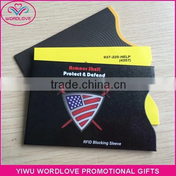 RFID Credit Card Shield, Anti Data Theft Aluminum Foil RFID Blocking Sleeves For Bank Card