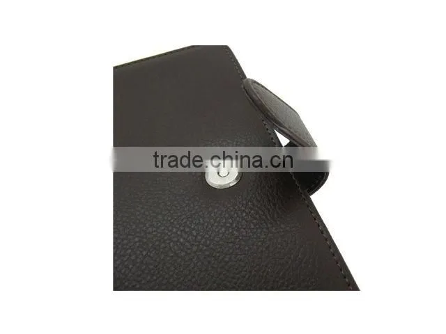 luxury fashinable noteBook Leather Cases with Credit Card Stand for Samsung Galaxy Tab P1000