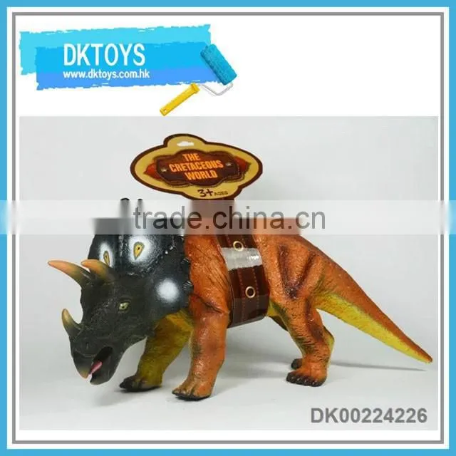 Roto cast dinodsaur soft pvc dinosaur with PP cotton stuffed