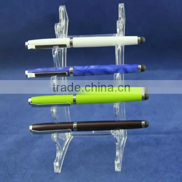 diamond stylus for smart phone, stainless steel with soft rubber tipped end