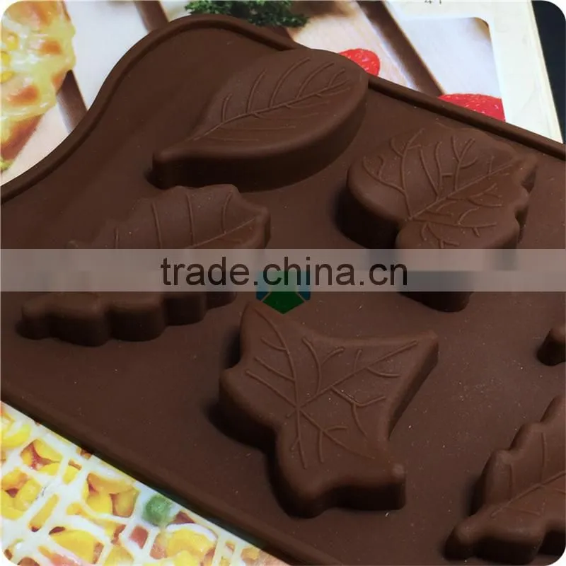 CTBED-025 Various Kinds Of Leaves Chocolate Pudding Mould