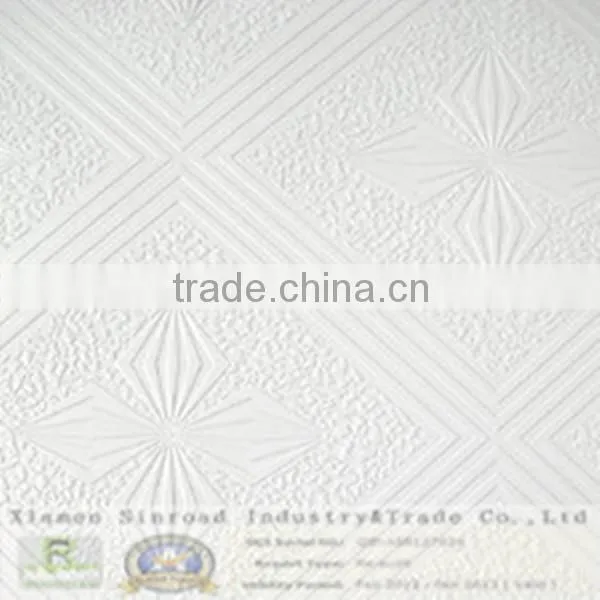 Acoustic PVC Gypsum Board Suspended Ceiling Panel