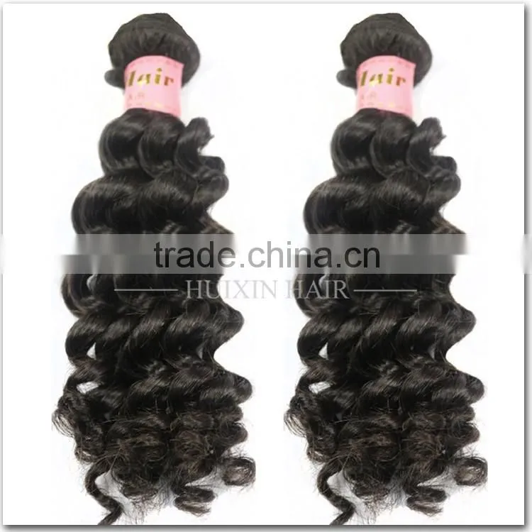 Top remy hair, virgin eurasian deep wave hair human hair weaving