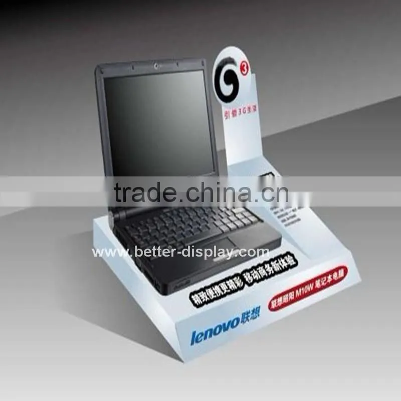 custom white acrylic tablet display stand with logo