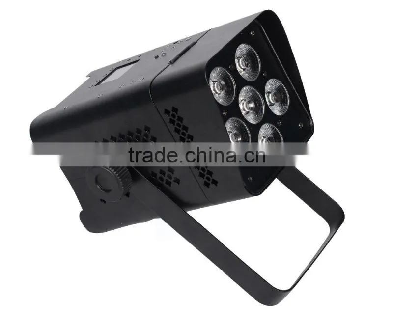 Hot sell Rechargeable Battery 6pcs LED uplight led lighting