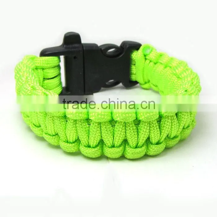 Promotion Outdoors self rescue paracord bracelet survival bracelets