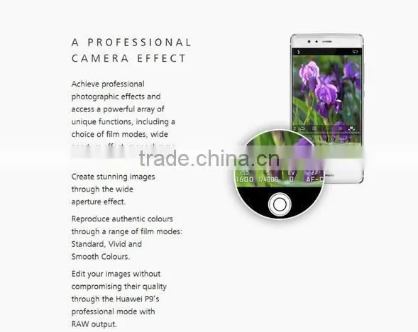 Original Huawei P9 5.2" Fingerprint MobilePhone Hisilicon Kirin955 Octa Core 3GB/4GB RAM 32GB/64GB ROM EMUI 4.1 12.0MP 1920*1080