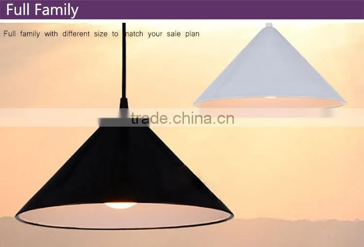 Hanging Lights with single Heads White and black and Modern Style
