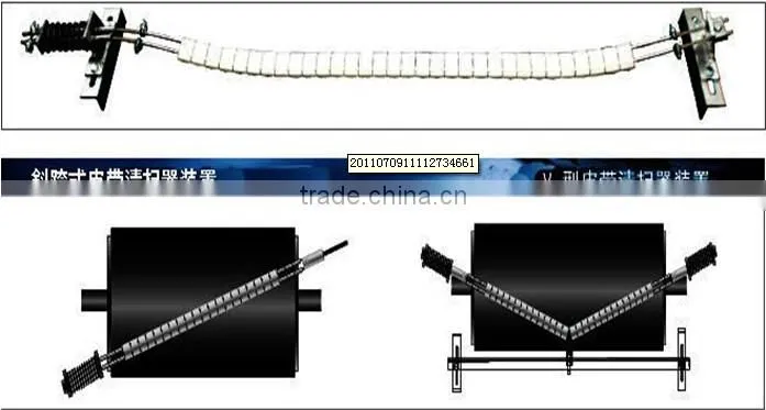 High Quality Wear Resistant alumina ceramic conveyor belt cleaner