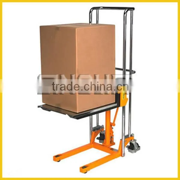 2015 SINOLIFT TF High Lift Hand Mini Stacker with Standard Platform or Optional Fixed Forks