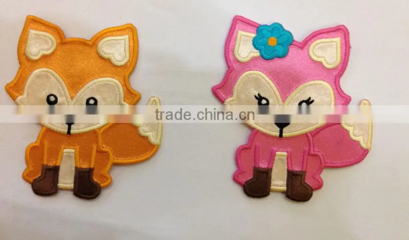applique embroidered animal patch