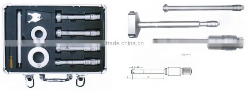 three point interal micrometers
