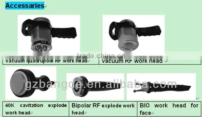2013 Latest! ultrasound cavitation bipolar rf machine for weight loss BD-B030