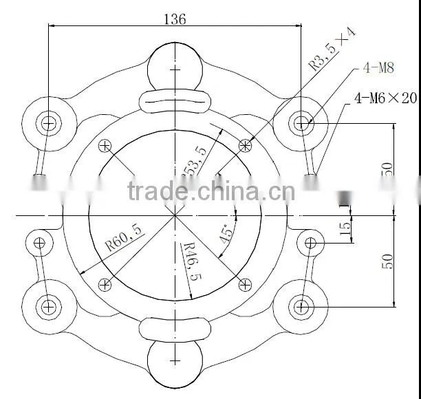 MXG/Y (II/S)70~100 Rotating rectifier component series (Installation dimensions 107mm)