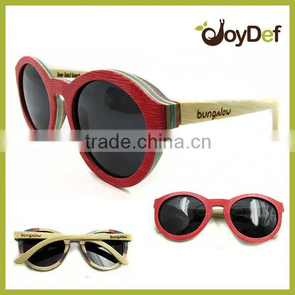 High quality wooden sunglasses polarized sunglasses china wholesale bluem color lens sunglasses