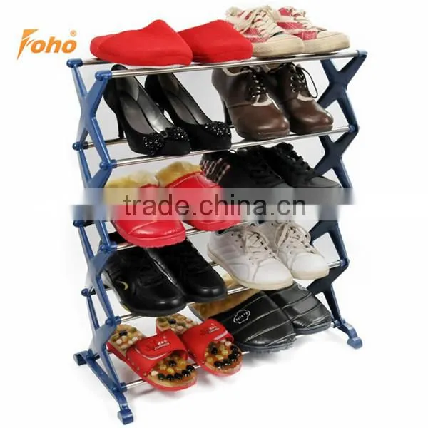 4 layes 20 pair free standing shoe boot rac cabinet rack shelf