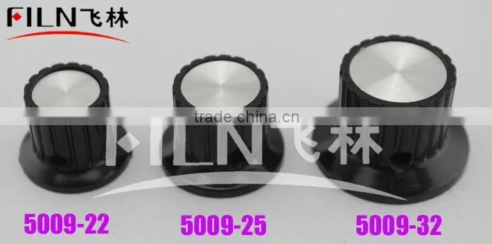 50pcs a lot 6.0 diameter 5009-32 electronics plastic rotary encoder pointer knob