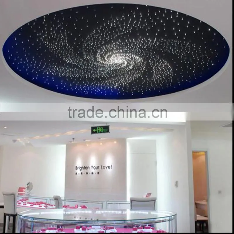 0.5mm /0.75mm /1mm /1.5mm end glow fiber optic cabling for lighting items
