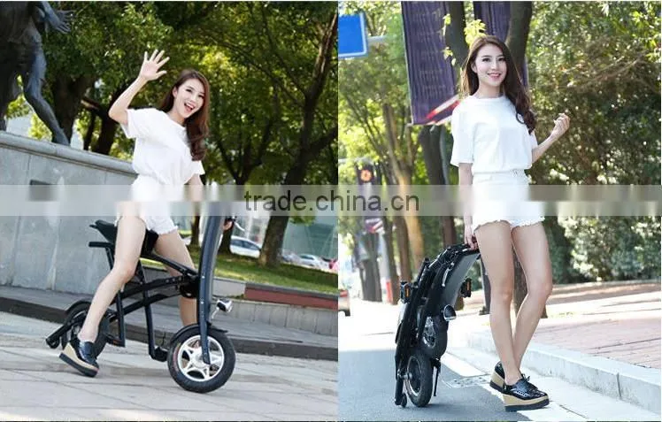 36V 8AH lithium battery mini folding electric bike with 36V 250W motor
