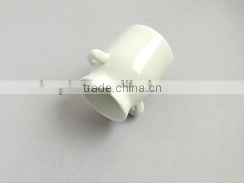 140 ml White Porcelain ceramic milk bottle