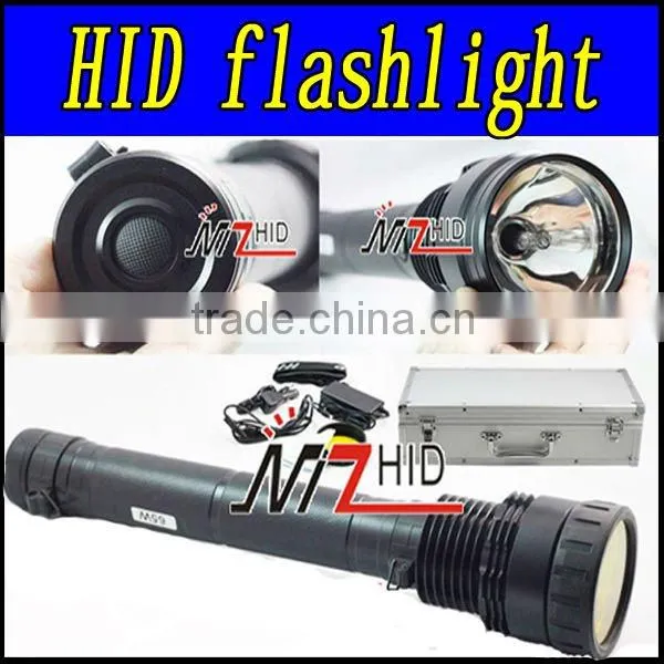 Fast delivery 75W HID flashlight/HID torch,6600mAh