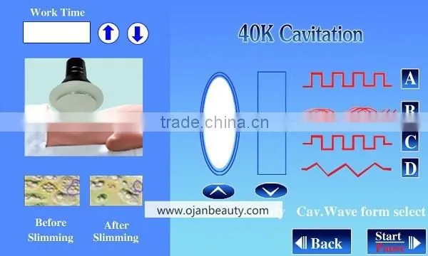 Best cavitation facial slimming weight loss beauty ultrasound machine for home use