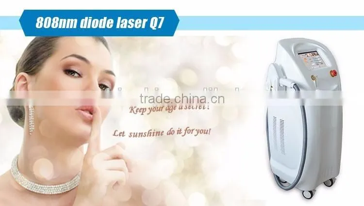 TEC cooling stationary 808nm diode laser permanent hair machine curling