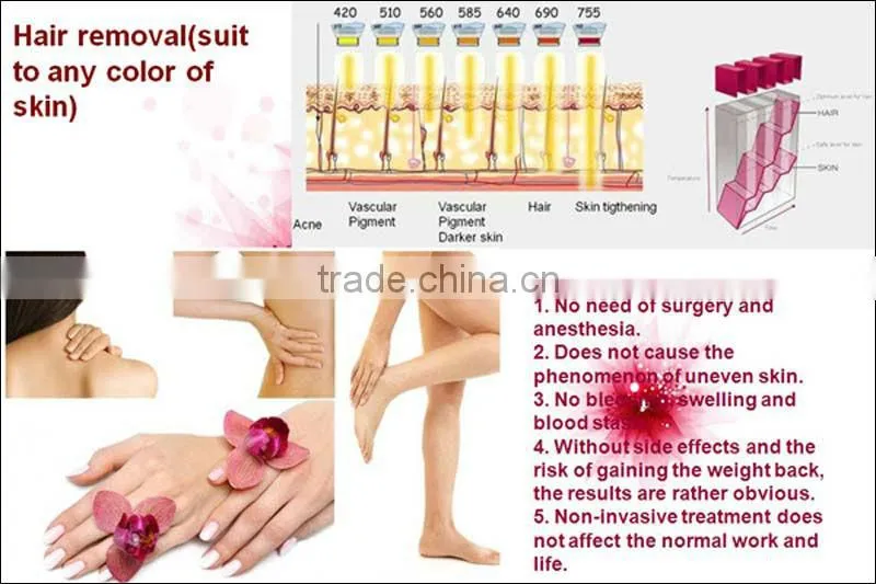 Hottest selling strong power hair remove shr with CE SFDA certificate TRUE factory price