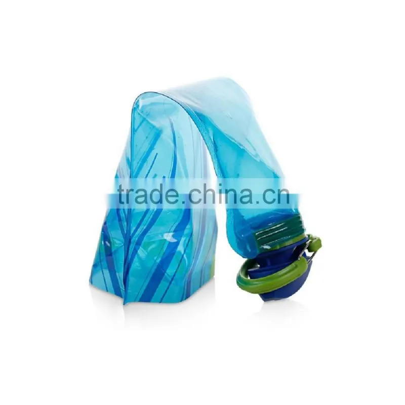 plastic sports drink foldable water spout pouch
