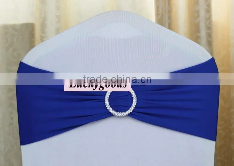 royal blue decorative wedding lycra chair covers and sashes wholesale