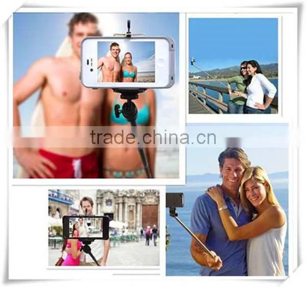 Best selling colorful pocket selfie stick extendable baton