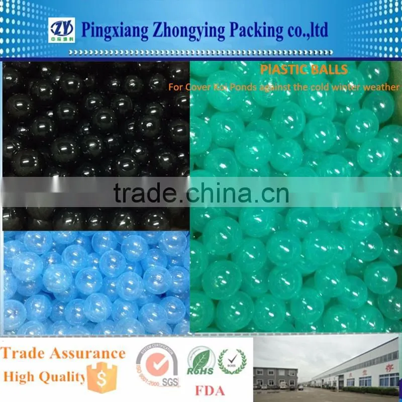 Plastic Balls for Cover Koi Ponds against the cold winter weather