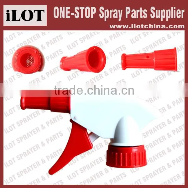 iLOT 500ml Plastic Round Graduated Spray Bottle Natural with Adjustable Point Trigger