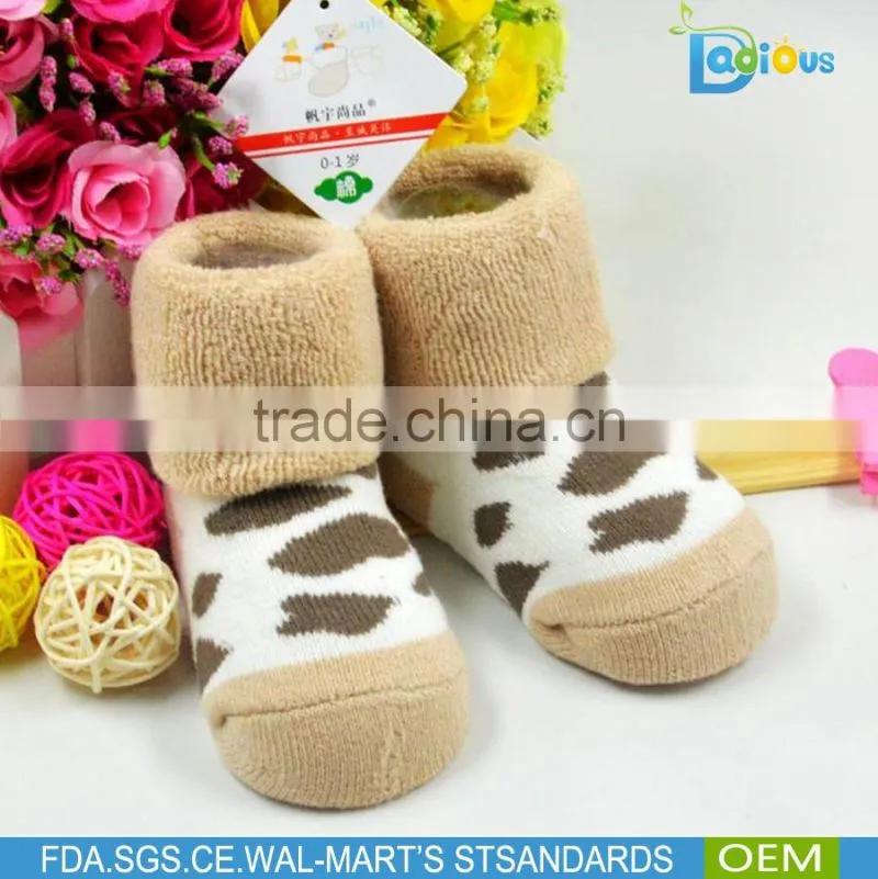 Cute Cotton Printed Baby Cartoon Socks Children Shoe Socks with 20 different design