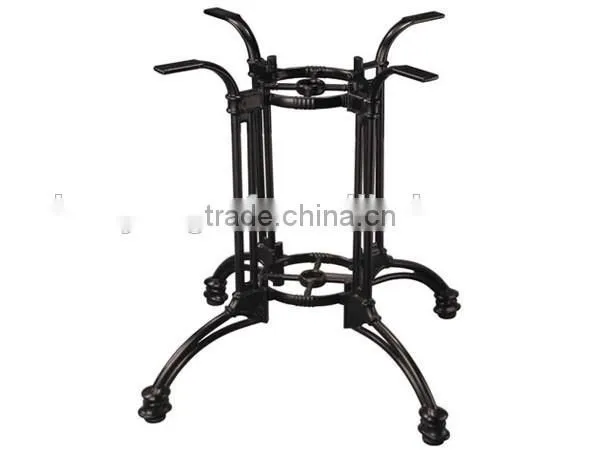 Cast Iron Black Round Assembled Table Leg