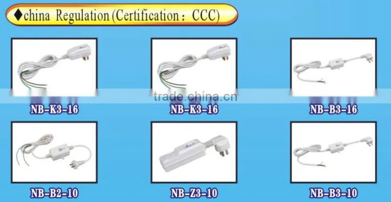Supply NANDAO BRAND electric water heater leakage protection Plug and Sockets Action current4-30ma