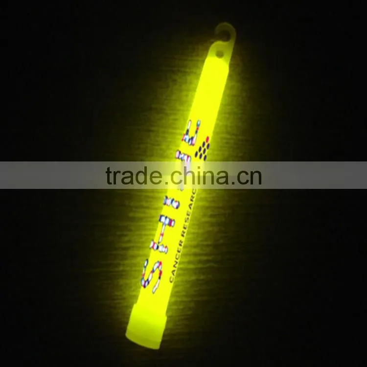 6" Emergency Fluorescnt Light High Intensity Glow Stick for Outdoor