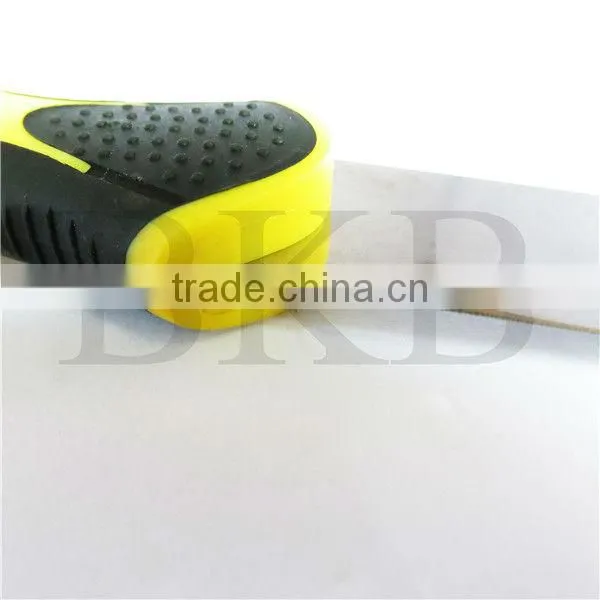 1 inch stainless steel mini putty knife with soft double color rubber handle