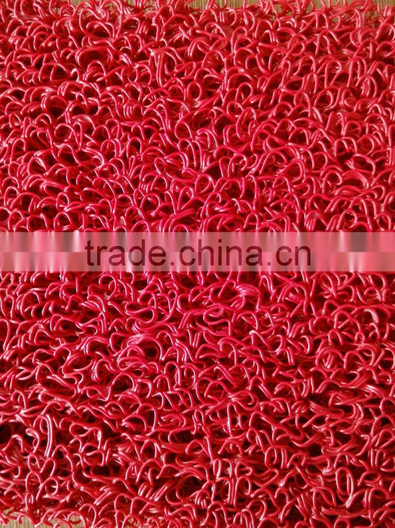 15mm HOT product PVC coil mat /PVC Vinyl coil mat /anti slip cushion mat