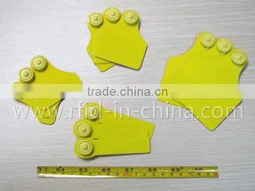 Anti-allergic UHF rfid livestock tag for tracking