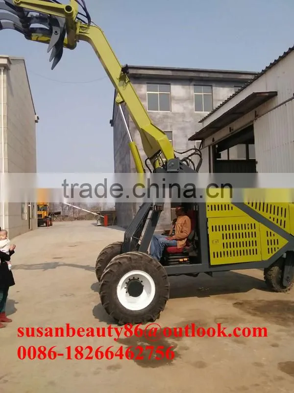2015 new longer boom cane loader in stock , sugarcane grab loader
