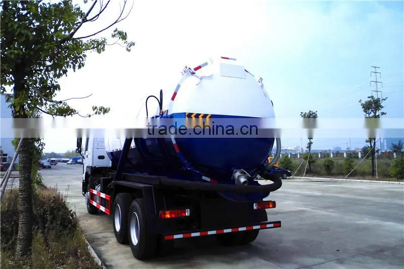 New condition 20M3 4X2 sewage disposal vehicle with howo chassis