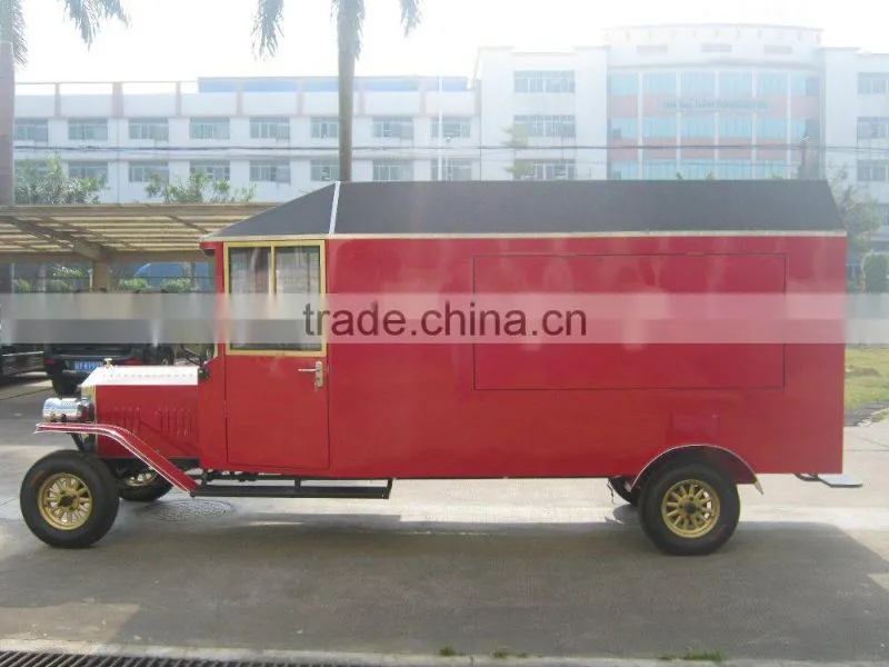 Special design 4 wheel electric food delivery vehicle new model T ice cream car