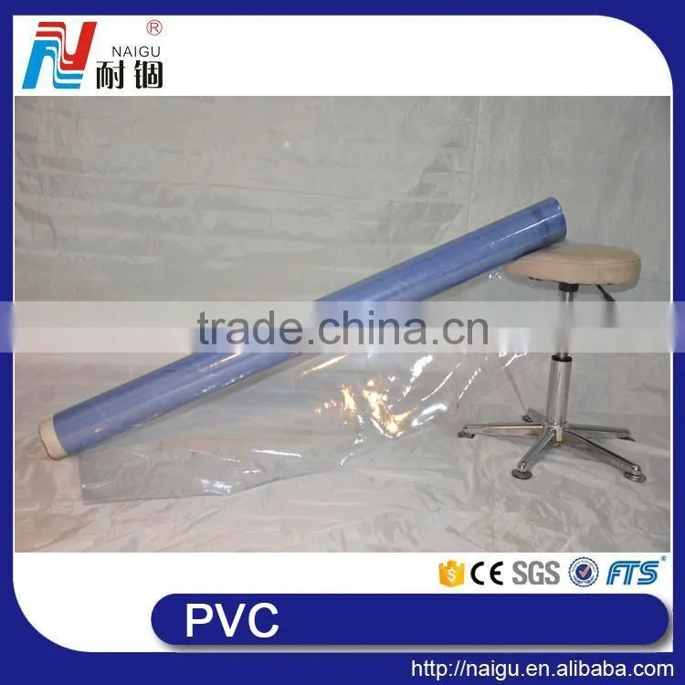 China NaiGu factory good soft pvc furniture cover film in roll
