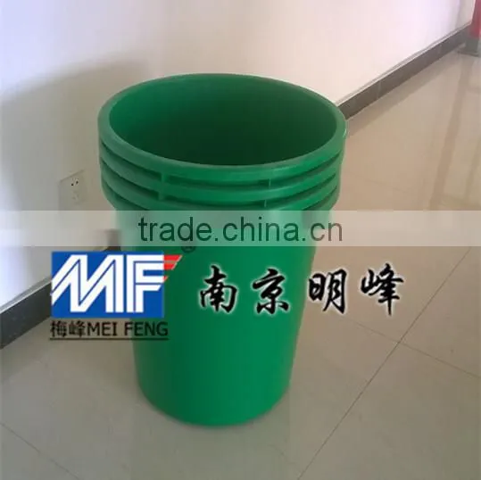 Green Trash Bins with Cap